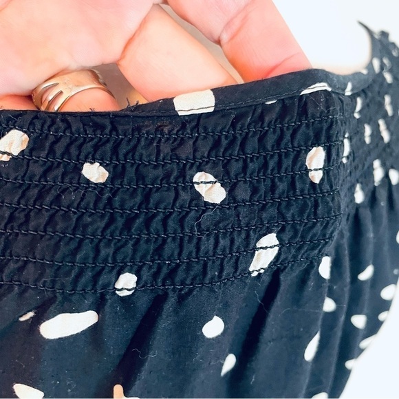 LOFT by Ann Taylor Women's Polka Dot Keyhole Blouse - Size 6 - Picture 8 of 11